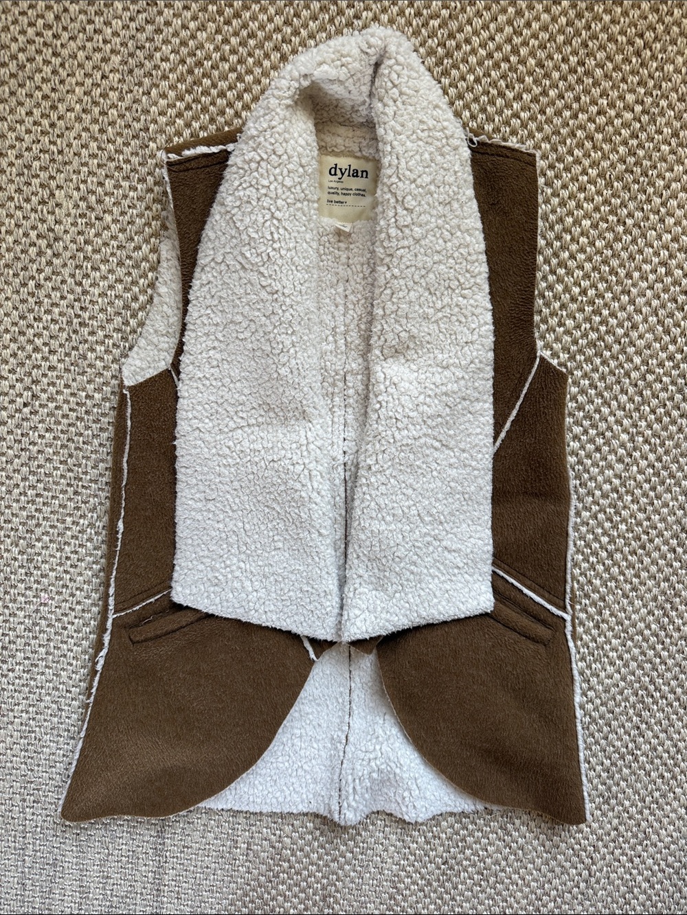 Dylan Flannel & Sherpa Road Trip Vest